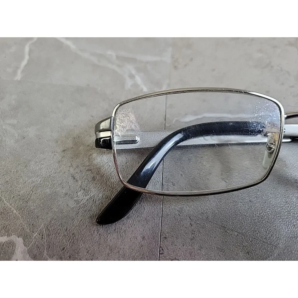 Ray Ban‎ RB6184 2634 Silver Rectangle Eyeglasses Frames Only 51-17 140